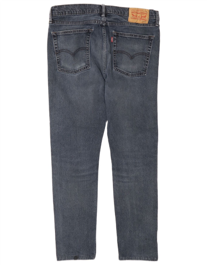 Jeans slim da uomo Levi's W34 L30 in cotone blu navy