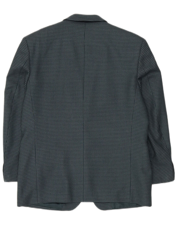 Giacca blazer da uomo a 2 bottoni Douglas IT 50 grande pied de poule verde