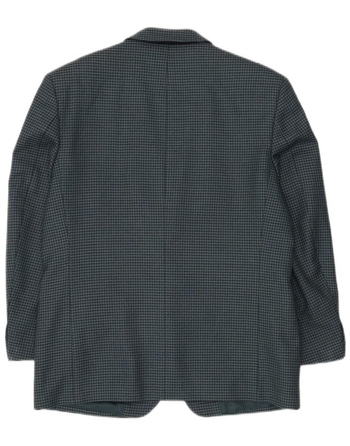 Giacca blazer da uomo a 2 bottoni Douglas IT 50 grande pied de poule verde