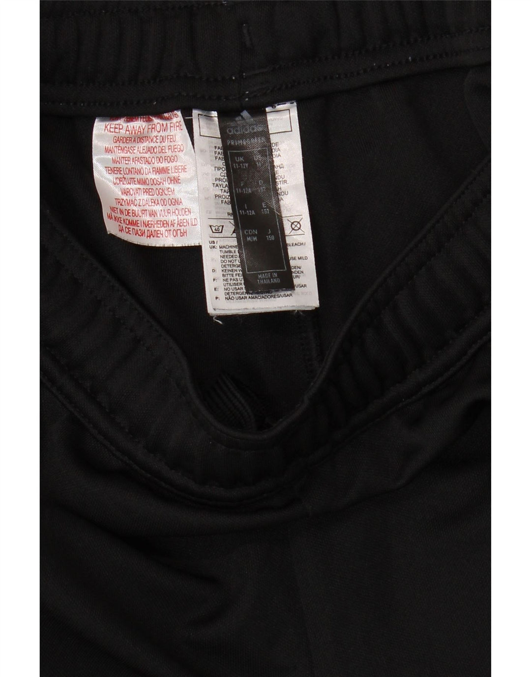 Pantaloni da tuta ADIDAS Aeroready da ragazzo 11-12 anni in poliestere nero