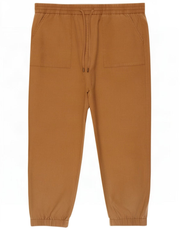 Pantaloni corti da donna Marks & Spencer Joggers UK 14 Large W34 L25 Beige