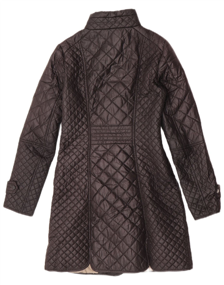 Cappotto trapuntato da donna Zara UK 6 XS poliestere nero