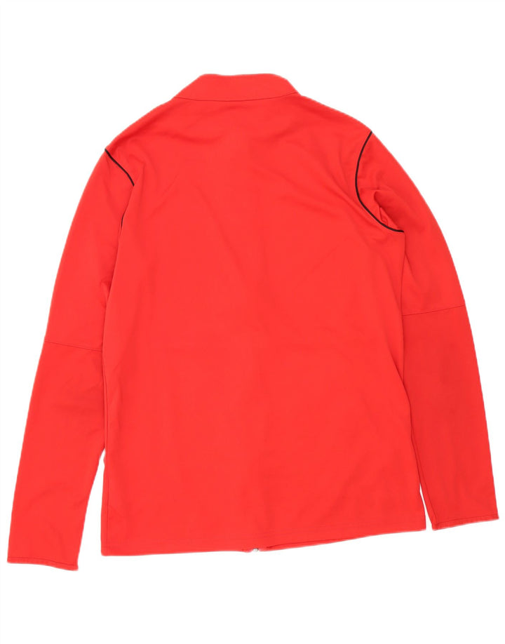 Giacca da tuta Nike Dri Fit da uomo, colore rosso medio, in poliestere