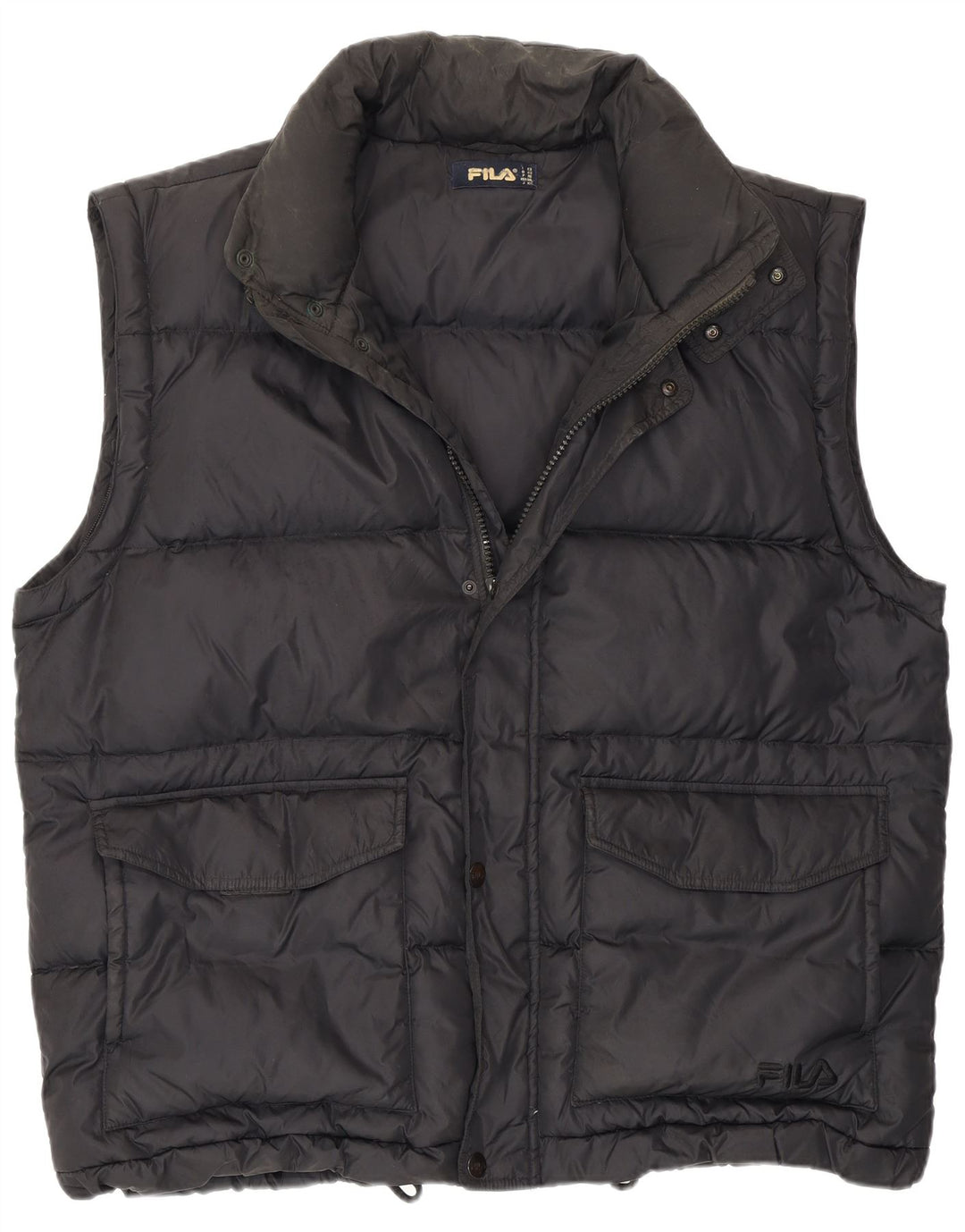 Gilet imbottito da uomo Fila IT 52 XL Nero Poliammide