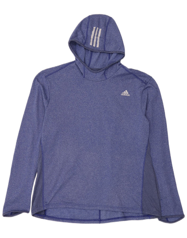 Adidas Uomo Maglia con cappuccio manica lunga 2XL Blu