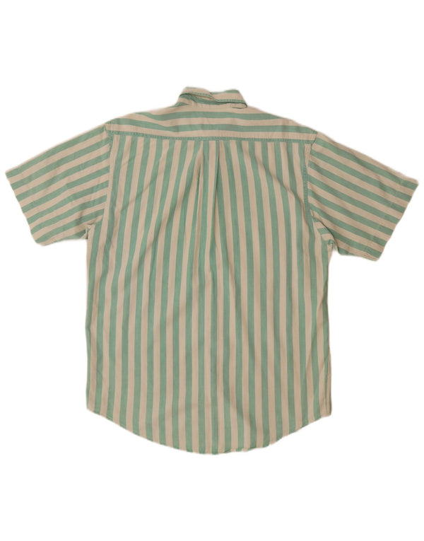 Camicia a maniche corte da uomo LEVI'S verde medio a righe