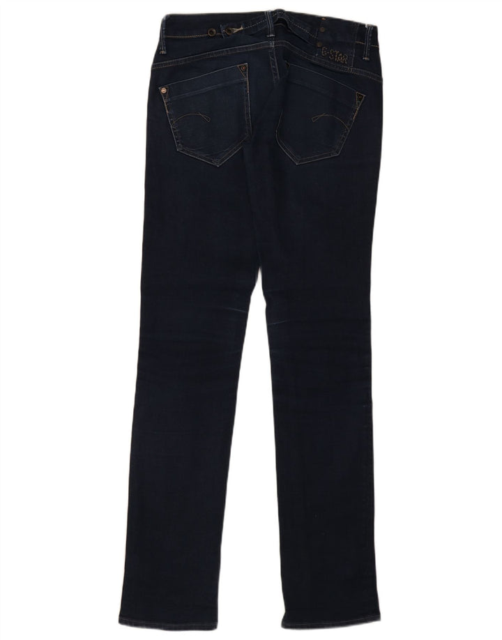 Jeans dritti da donna G-Star W30 L36 cotone blu navy