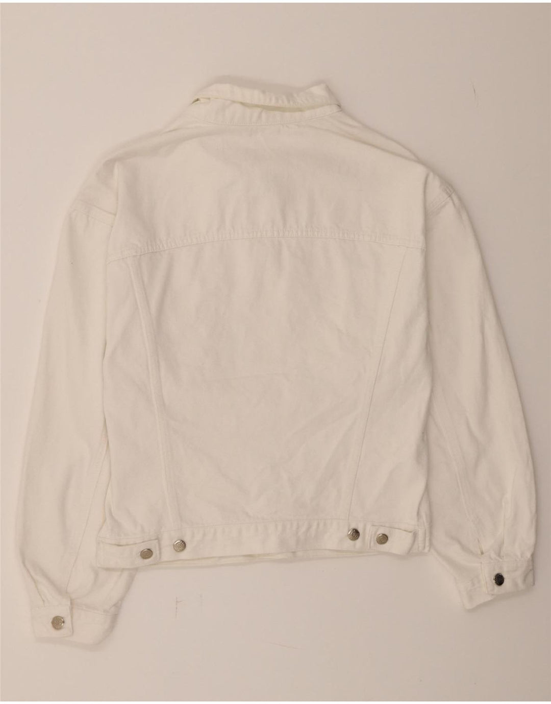 CARRERA Womens Denim Jacket UK 10 Small White Vintage Carrera and Second-Hand Carrera from Messina Hembry 