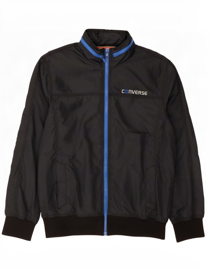 Giacca bomber con cappuccio da uomo Converse UK 38 medio blu navy poliestere