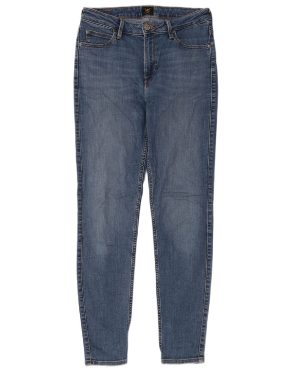 Jeans Lee Scarlett alti skinny da donna W30 L31 cotone blu