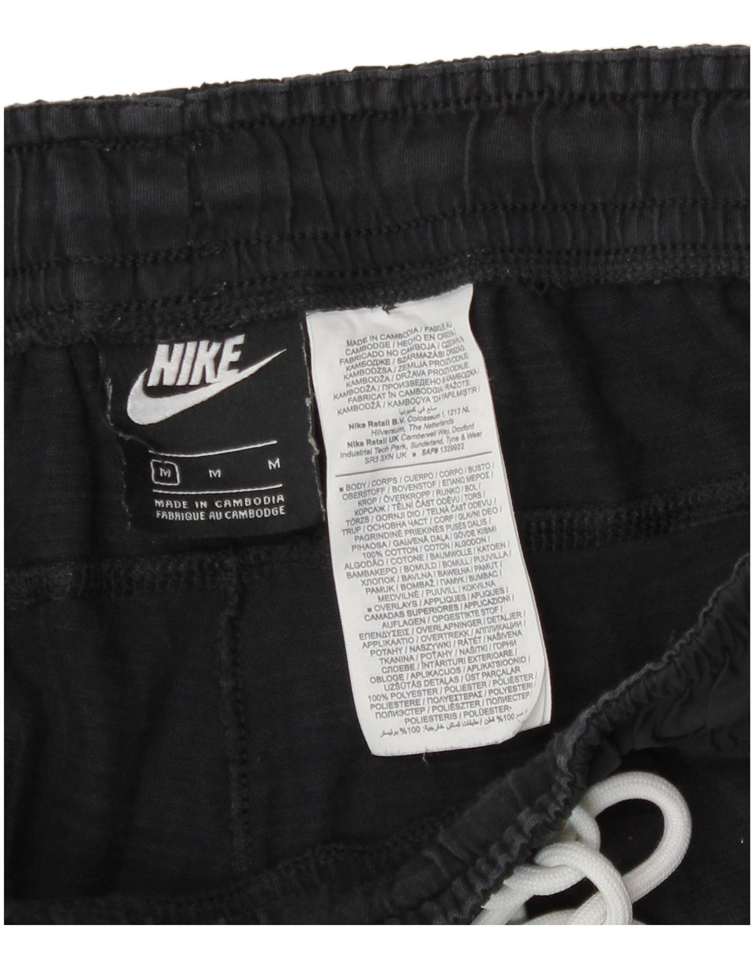 Pantaloni da tuta da uomo Nike Joggers medio cotone blu navy
