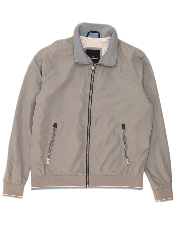 Giubbotto bomber da uomo Marks & Spencer UK 38 Poliestere grigio medio