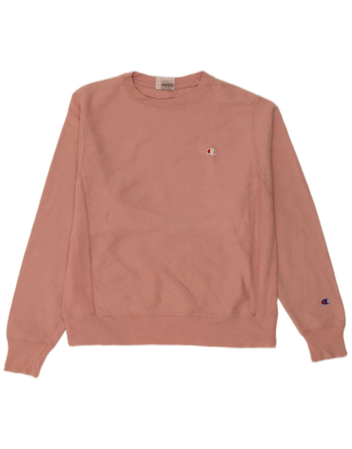 Felpa da uomo Champion Small in cotone rosa