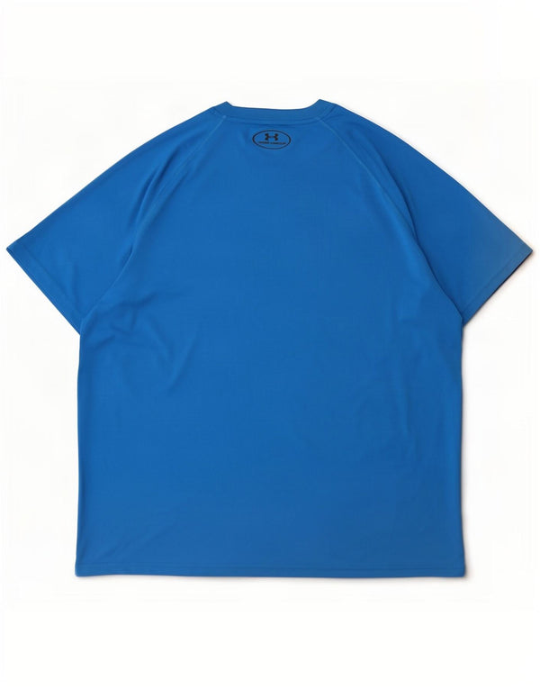 Maglietta Under Armour da uomo Heat Gear, taglia grande, blu