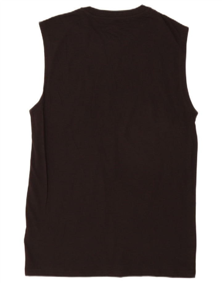 Canotta grafica da uomo Puma, cotone medio nero