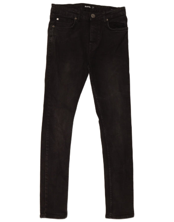 Jeans skinny da uomo Bench W32 L32 cotone nero