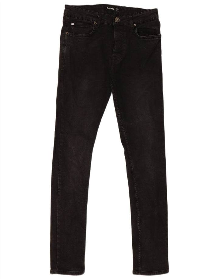 Jeans skinny da uomo Bench W32 L32 cotone nero