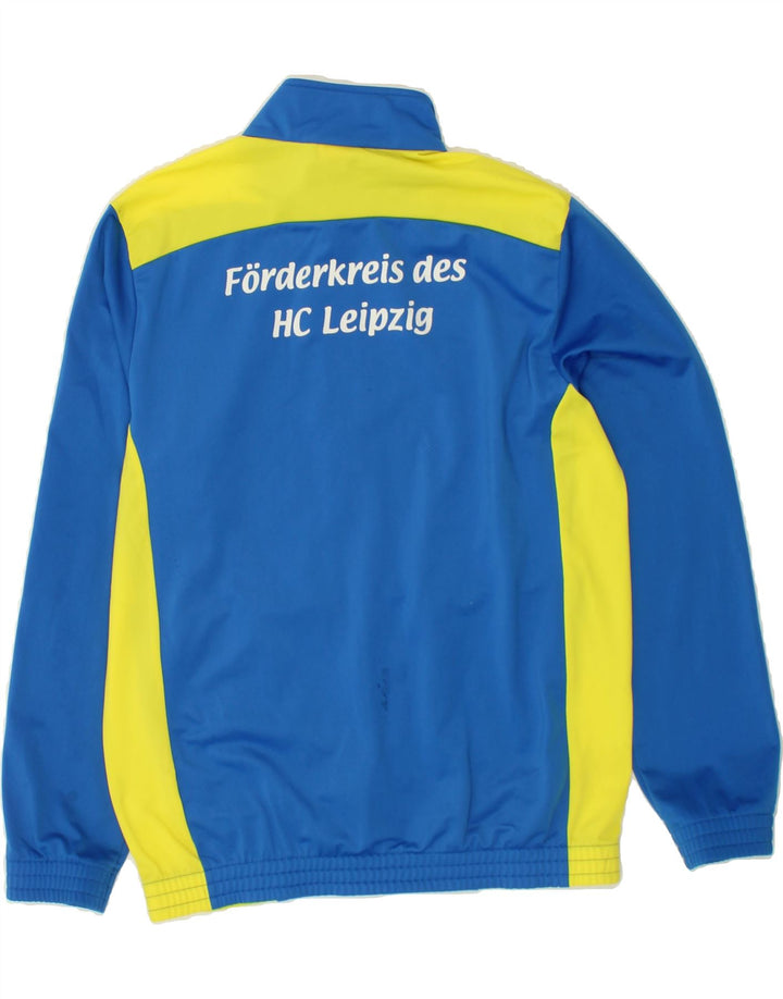 PUMA Mens Graphic Tracksuit Top Jacket Small Blue Colourblock Polyester Vintage Puma and Second-Hand Puma from Messina Hembry 