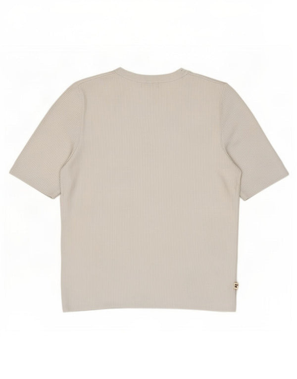 T-shirt da donna Marks & Spencer Top UK 14 Large bianca in viscosa