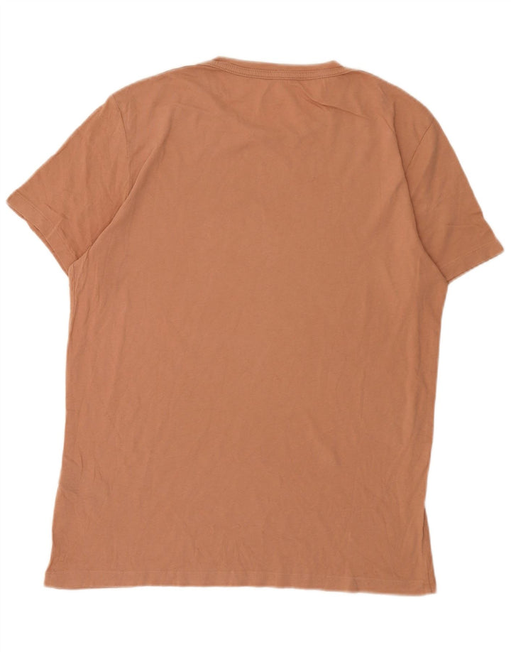 T-shirt da uomo All Saints Top in cotone marrone medio
