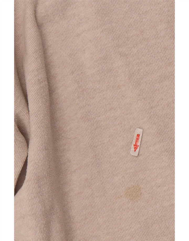 Abito a trapezio con maniche a 3/4 da donna Zara UK 12 Beige medio