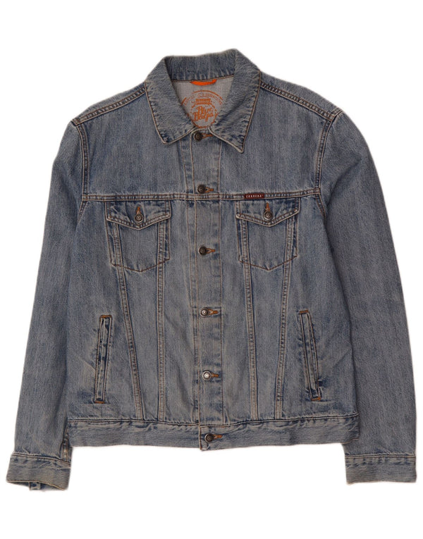 Giacca di jeans da uomo CARRERA UK 40 grande cotone blu