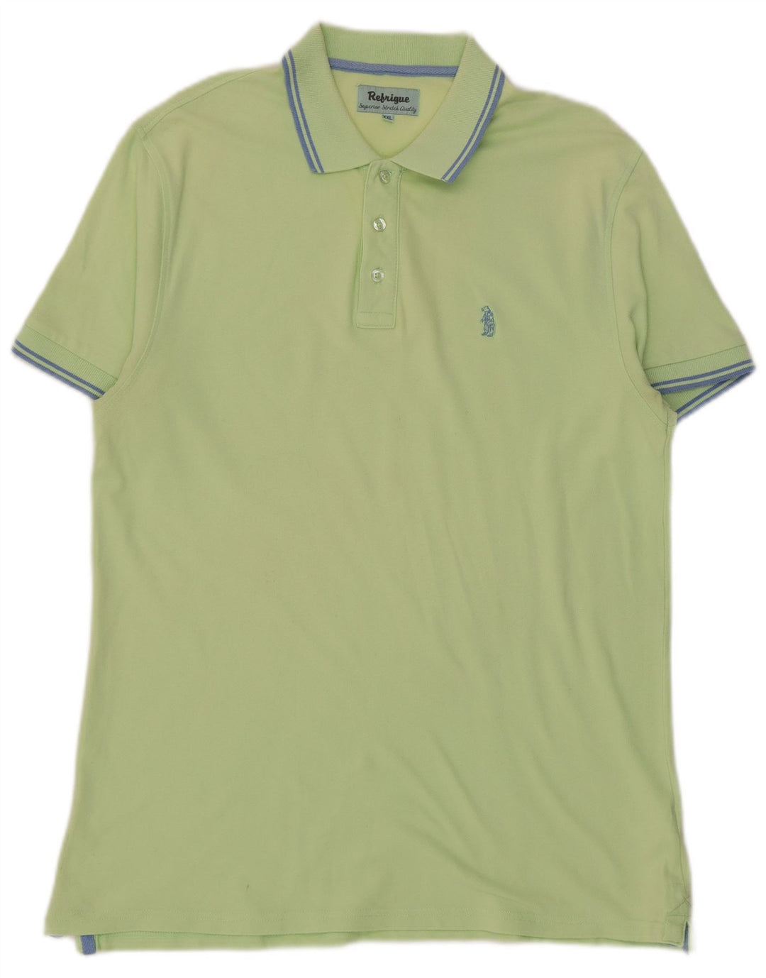 Polo da uomo Refrigue 2XL in cotone verde