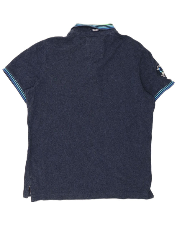 Polo grafica da uomo SUPERDRY 2XL Blu navy