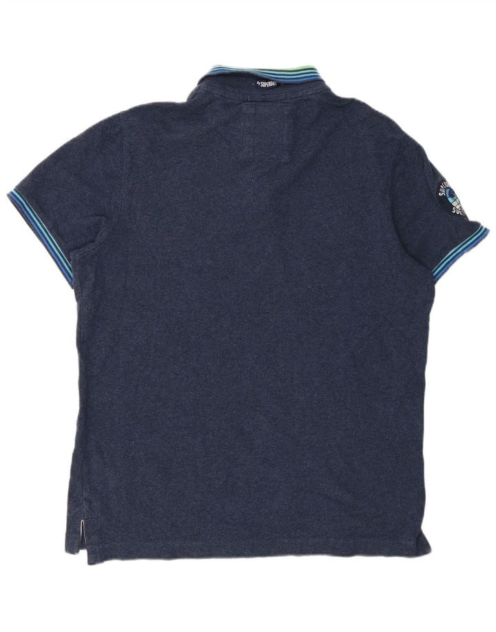 Polo grafica da uomo SUPERDRY 2XL Blu navy