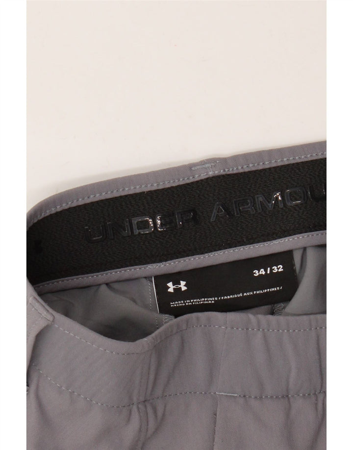 Pantaloni chino slim da uomo Under Armour W34 L32 Grigi