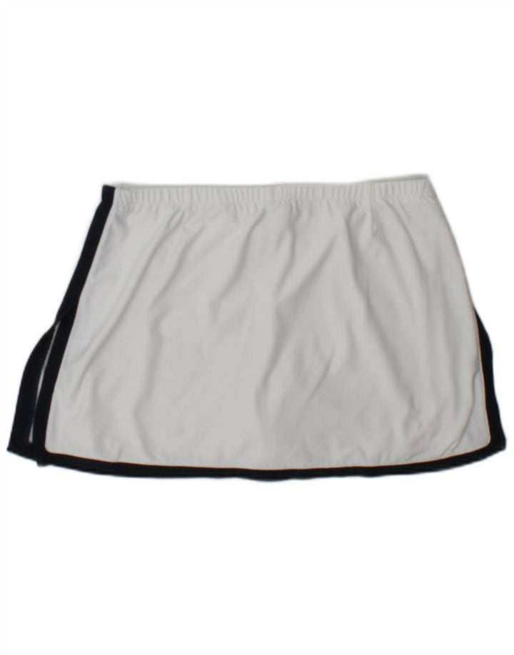 Mini gonna da tennis Nike da donna US 8/10 poliestere color block bianco medio