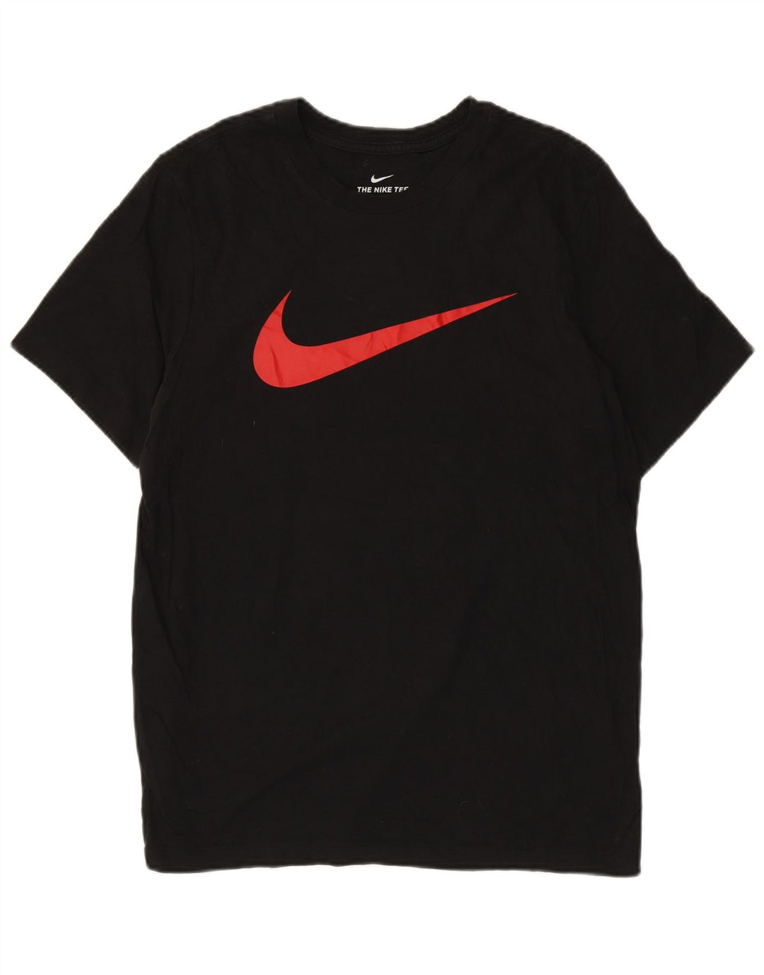 T-shirt grafica da uomo Nike Top in cotone nero medio