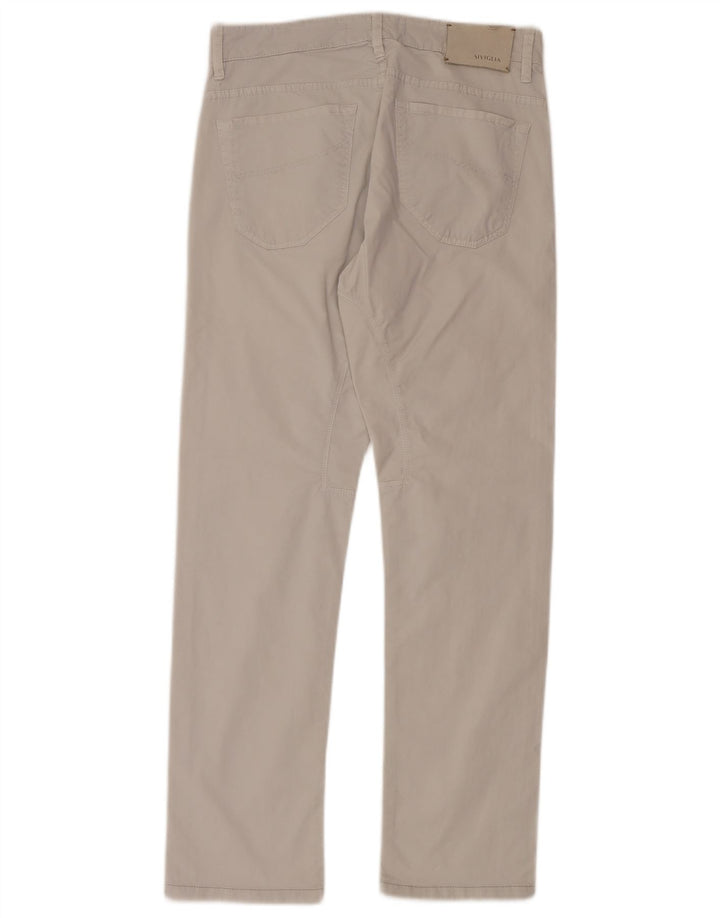 Pantaloni casual slim da uomo SIVIGLIA W32 L30 in cotone grigio