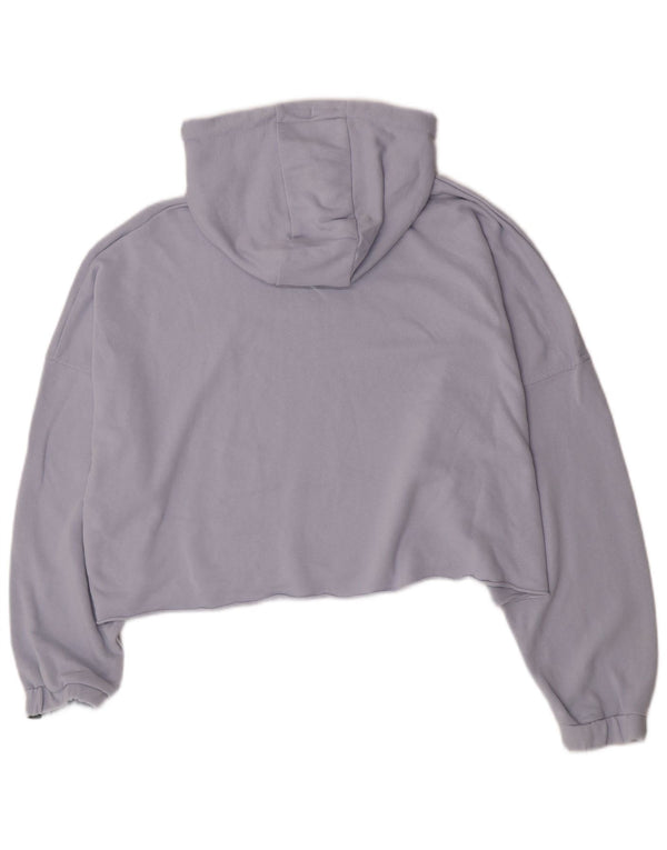 Maglione con cappuccio oversize corto da donna Ellesse UK 12 Cotone viola medio