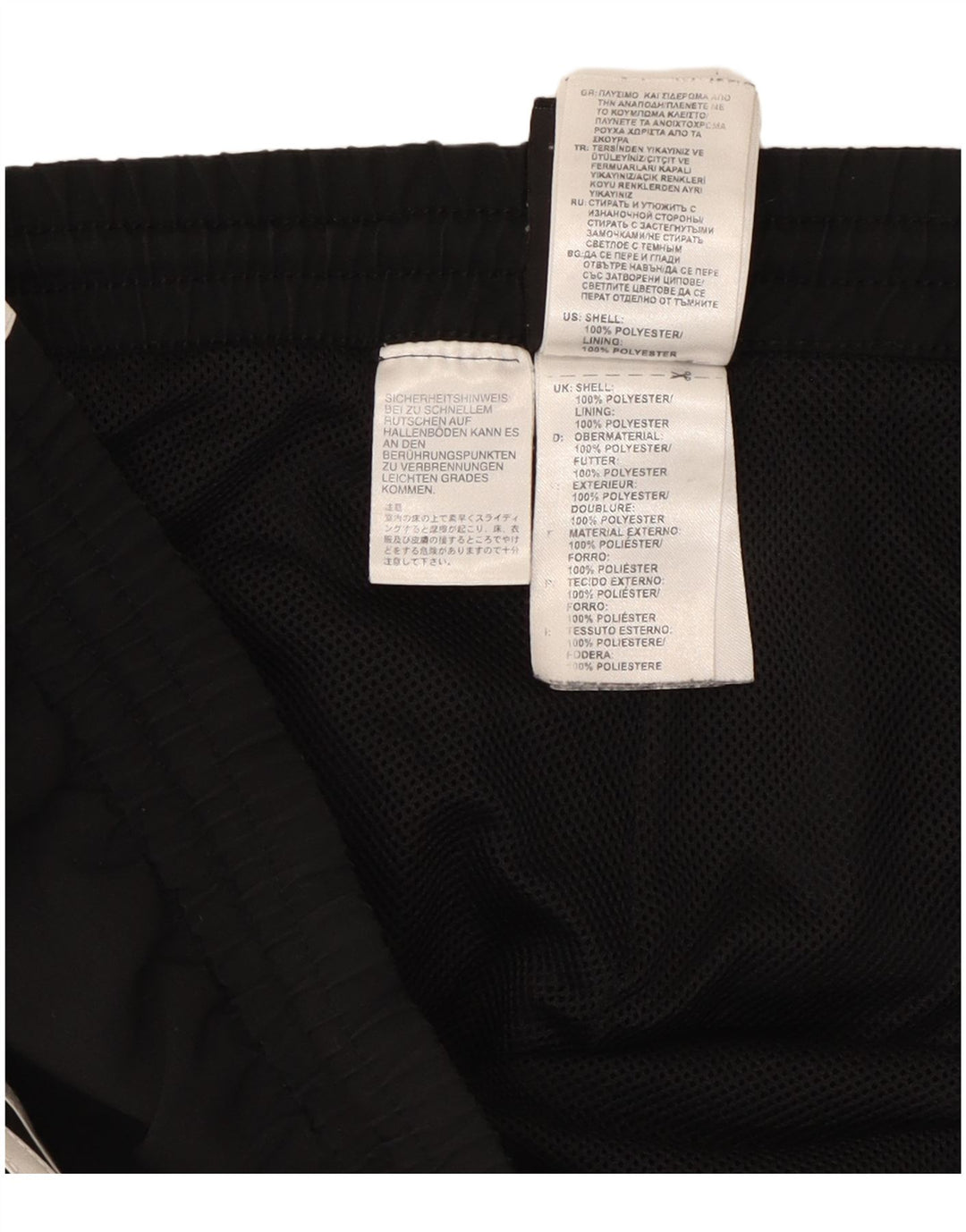 Pantaloni da tuta da uomo Adidas Joggers UK 40/42 Medium Nero Poliestere