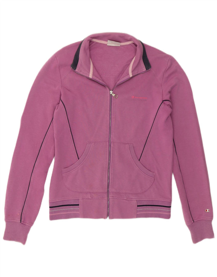 Giacca da tuta da donna Champion UK 14 Cotone a righe viola medio