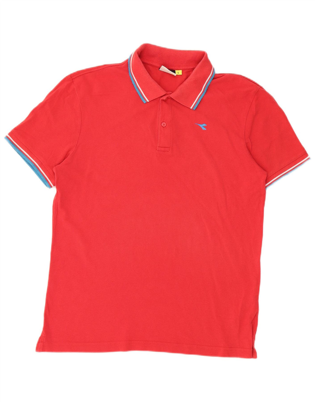 Polo DIADORA Uomo Large Rossa in Cotone