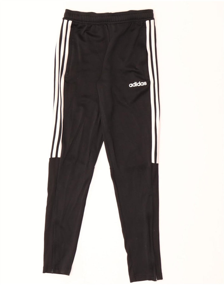 Pantaloni da tuta Adidas Climalite da uomo XS poliestere nero