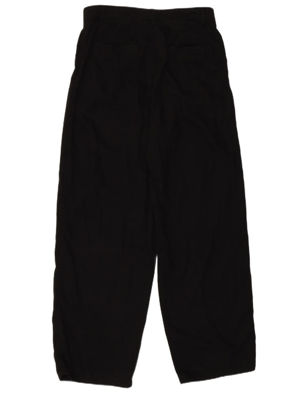 Pantaloni casual dritti da donna Massimo Dutti EU 38 Small W28 L31 Nero