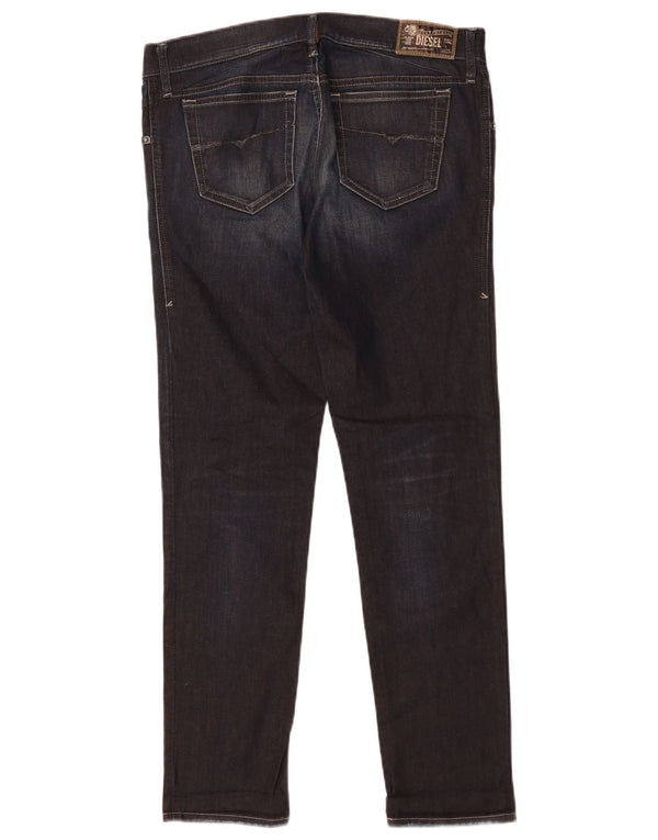 Diesel Jeans Getlegg Slim Skinny da Uomo W31 L30 Cotone Blu Navy