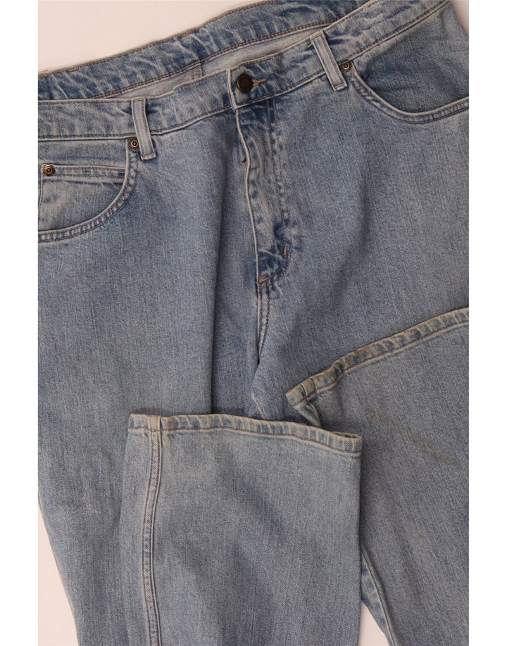 Jeans dritti da uomo vestibilità regolare WRANGLER W36 L32 cotone blu