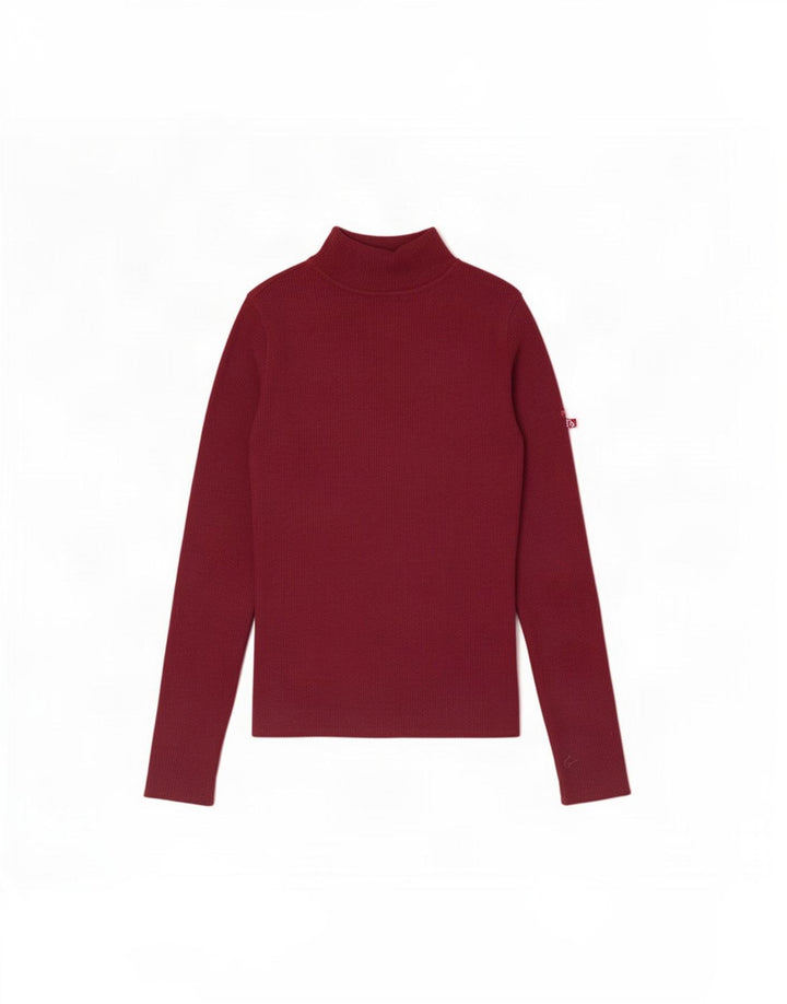 Gianfranco Ferre Maglione maglione a collo alto da donna UK 8 piccolo marrone