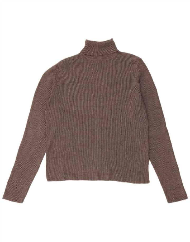Marks & Spencer Top da donna a maniche lunghe UK 16 Large in viscosa grigia