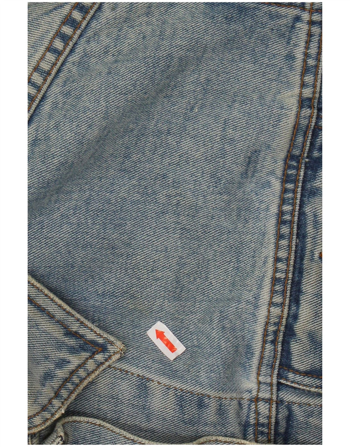 Giacca in denim corto da donna ONYX UK 14 cotone blu medio