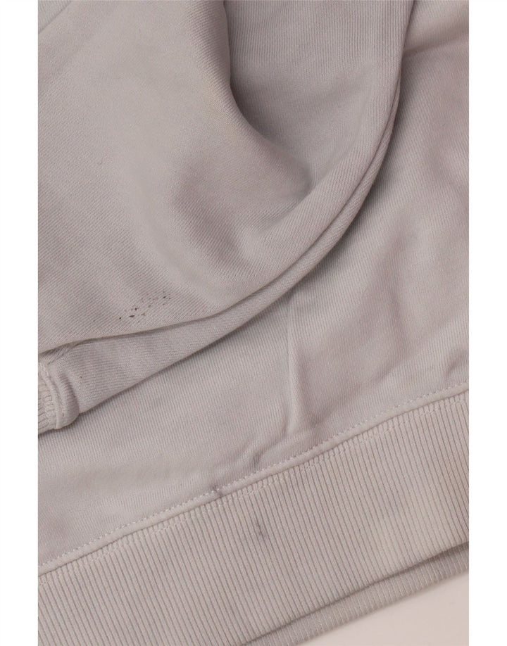 CALVIN KLEIN JEANS Felpa con grafica da uomo Maglione piccolo in cotone grigio