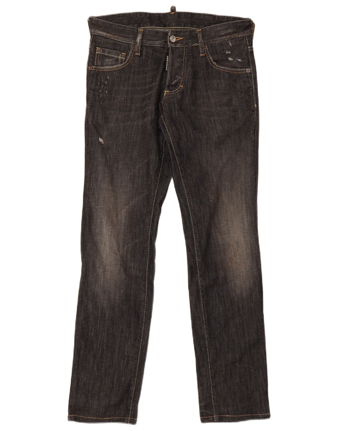 Jeans dritti da uomo Dsquared2 IT 44 XS W32 L30 Cotone grigio