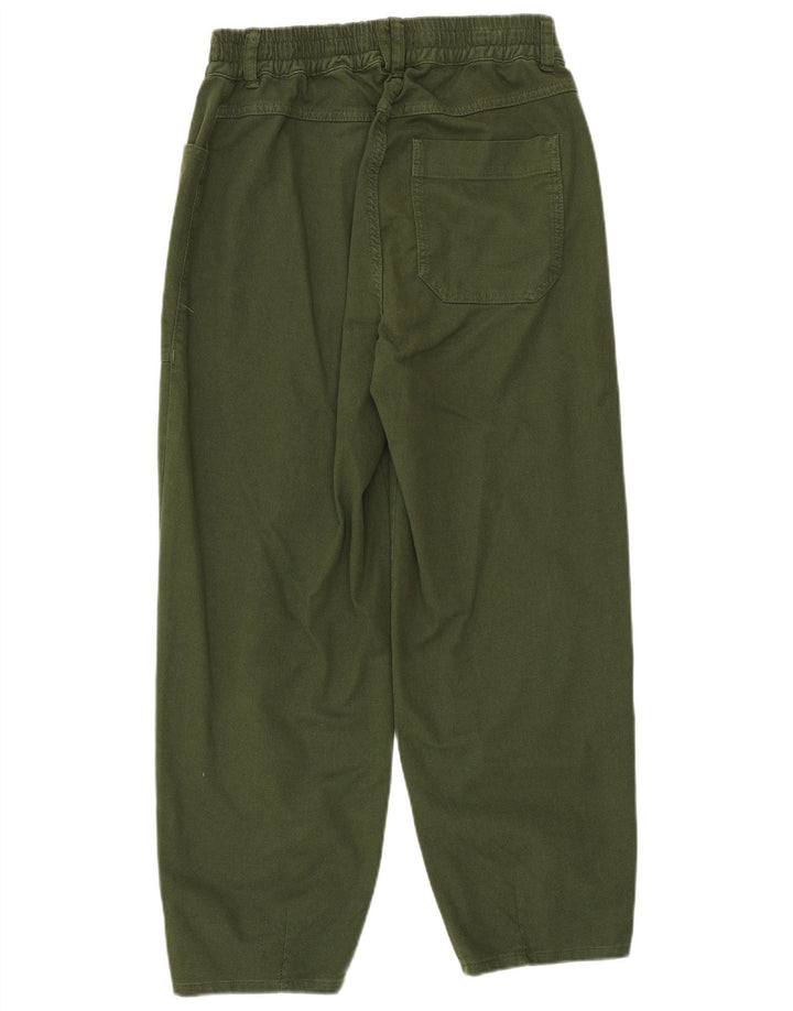 Jeans da donna a vita alta vestibilità ampia WHISTLES UK 12 medio W30 L26 verde