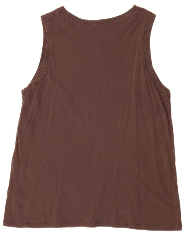 Canotta Donna Zara UK 14 Marrone Medio