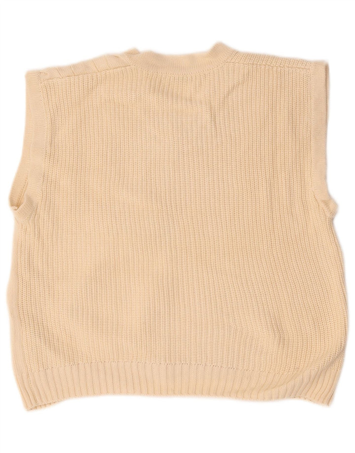 Canotta da uomo Zara dalla vestibilità comoda, canotta in cotone beige medio