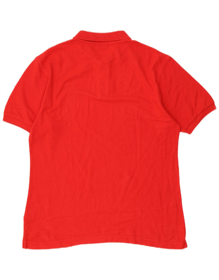 Polo da uomo Fila Large rossa in cotone